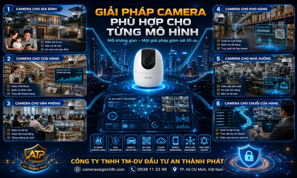 những giải pháp camera quan sát phù hợp lựa chọn thông minh khi bắt đầu sử dụng camera. 