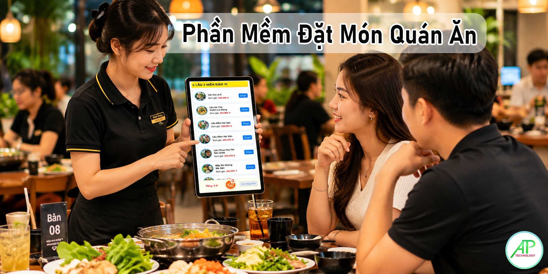 Phần Mềm Đặt Món Quán Ăn