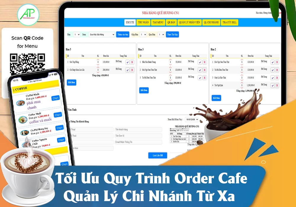 Phần Mềm Order Chuỗi Cafe