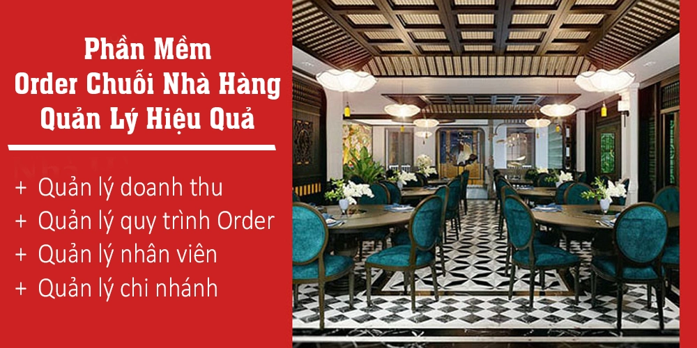 Phần Mềm Order Chuỗi Nhà Hàng