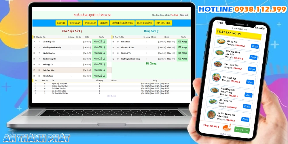 Phần Mềm Order Món Ăn
