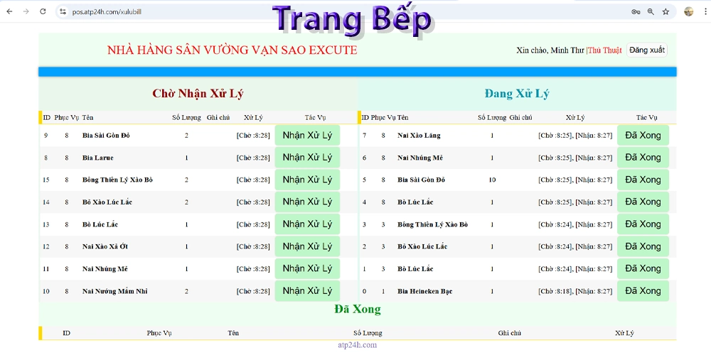Phần Mềm Order Nhà Hàng Sinh Thái