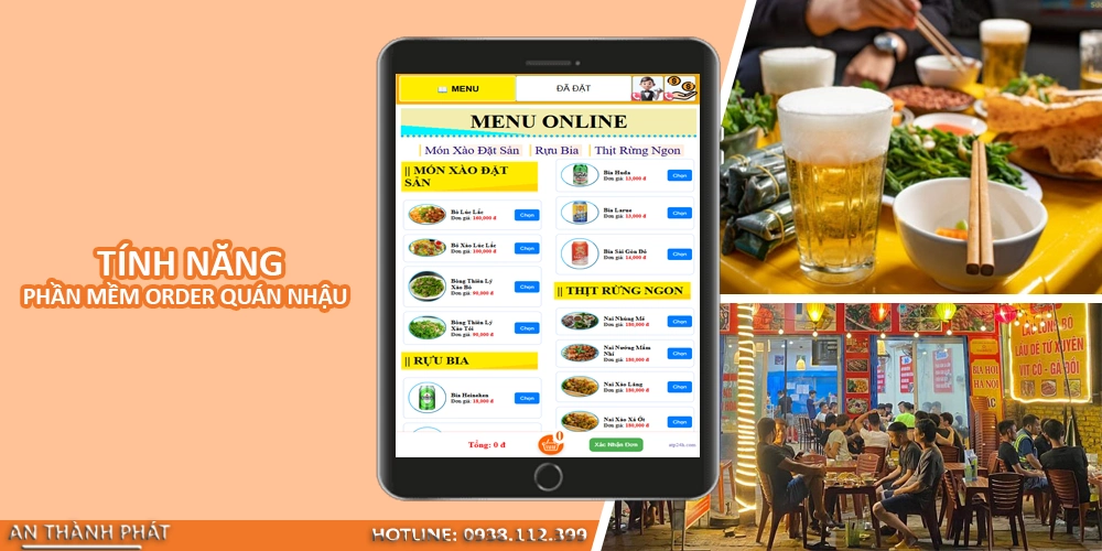 Phần Mềm Order Quán Nhậu