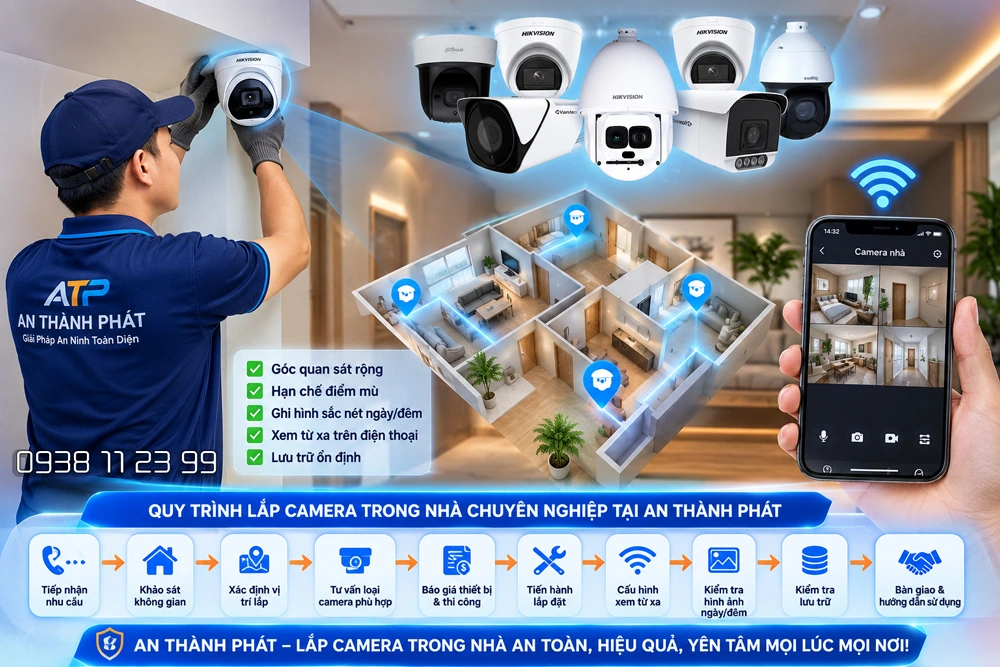 quy trinh lap đặt camera quan sát nổi bật