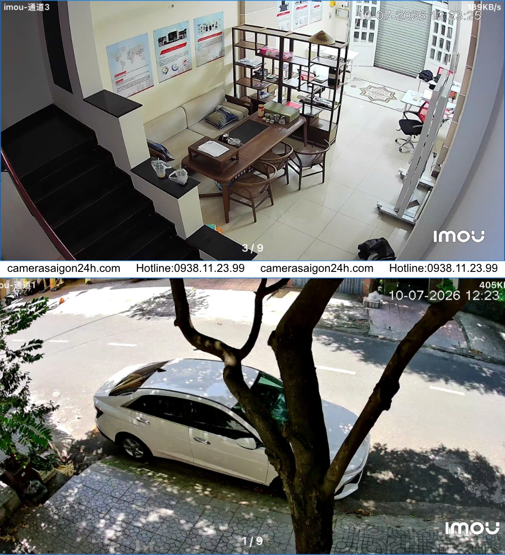 demo hình ảnh từ camera IMOU