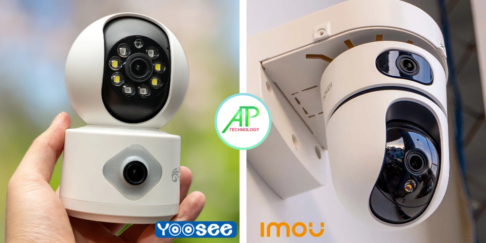 Đánh Giá Về Thiết Kế Của Camera IMOU Và Camera YOOSEE 
