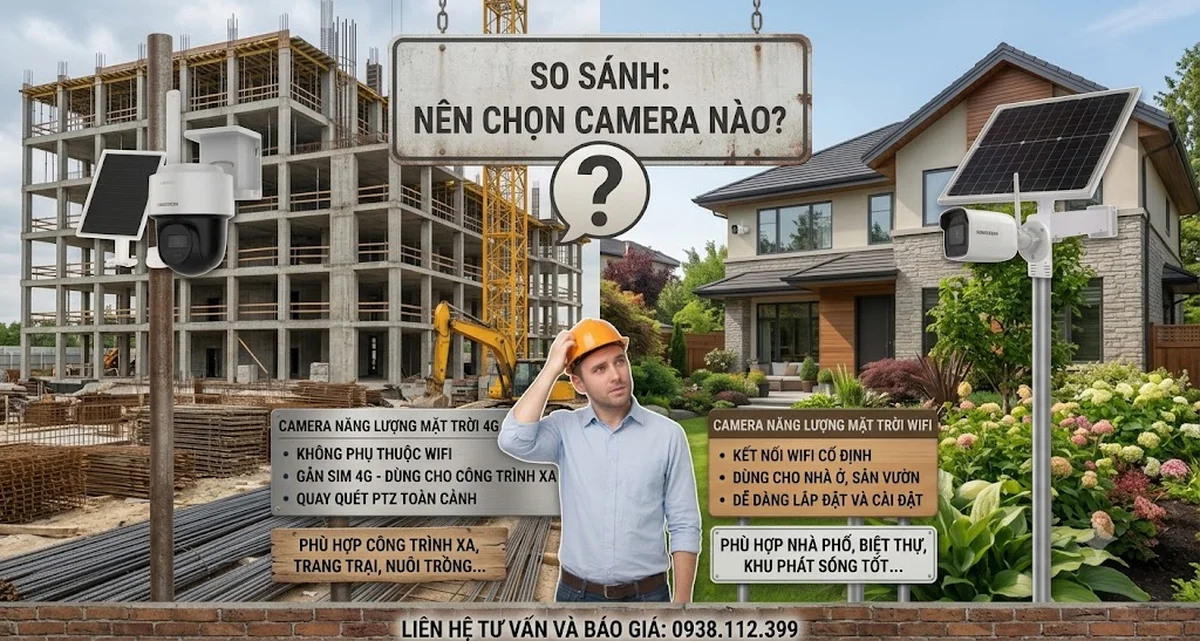 Lắp Camera Năng Lượng Mặt Trời Giá Rẻ