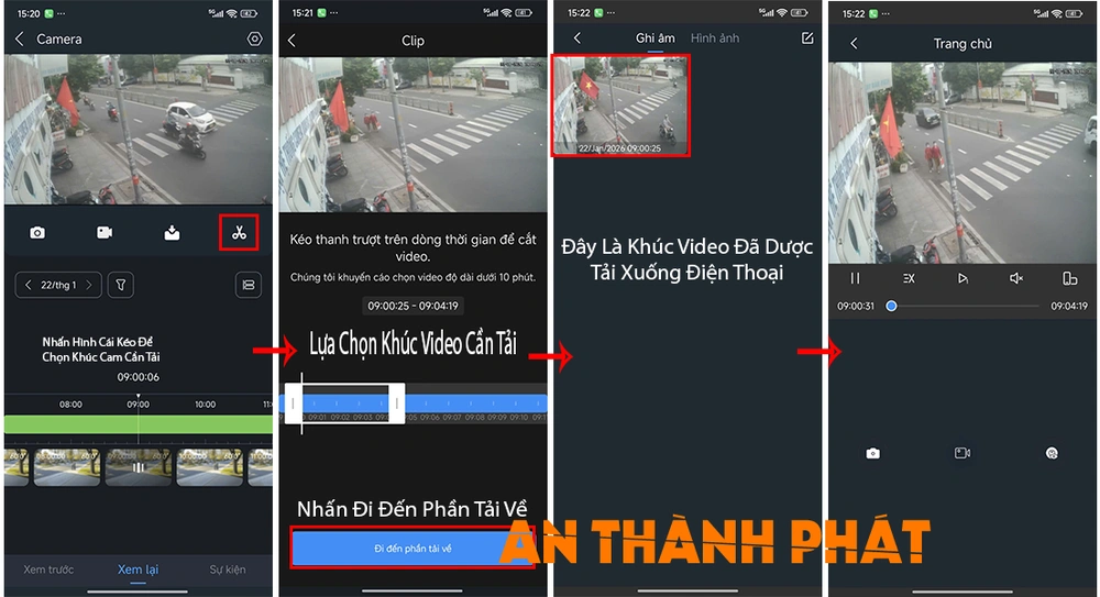 tải video camera trên điện thoại