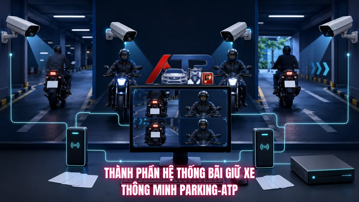 các thành phần hệ thống bãi xe nhận diên biển số
