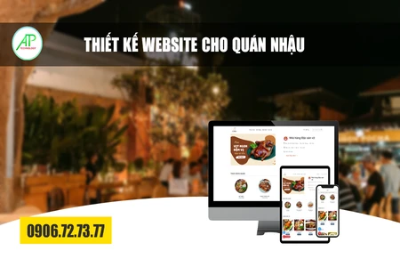 thiết kế website cho quán nhậu