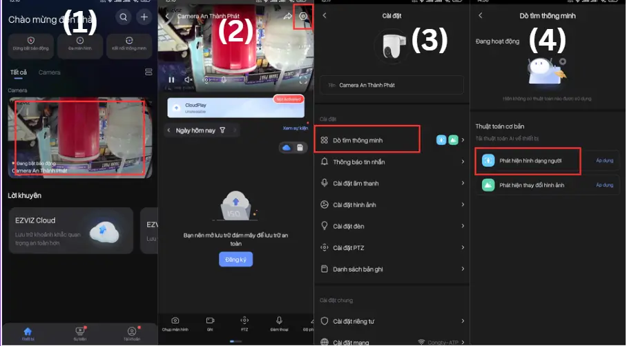 Hướng dẫn cài đặt camera ezviz trên điện thoại từ a đến z - Bước 1