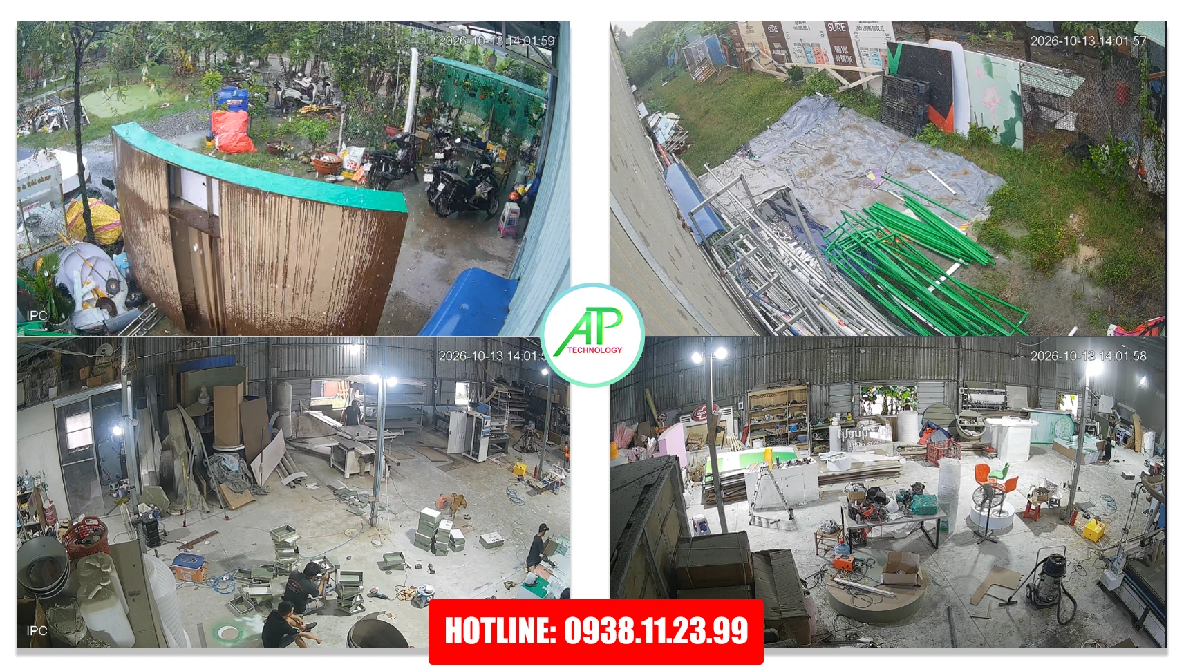 HÌNH ẢNH THỰC TẾ CỦA HJEE THỐNG CAMERA KHO XƯỞNG 