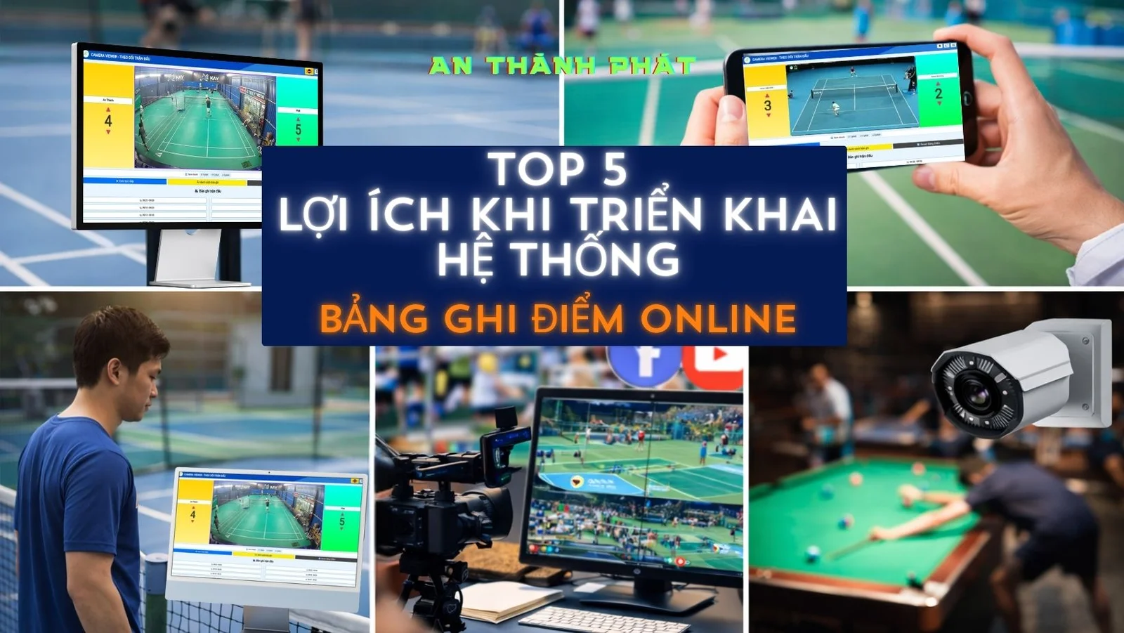 lợi ích của bảng ghi điểm online cho các môn thể thao