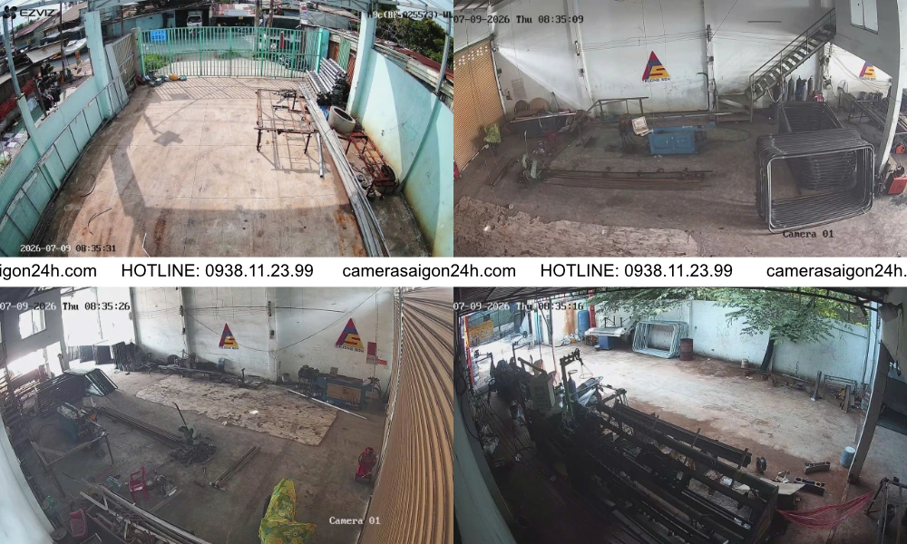 Democ camera nhà xưởng tại an thành phát 