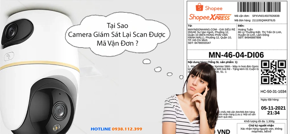 Camera Scan Mã Vận Đơn