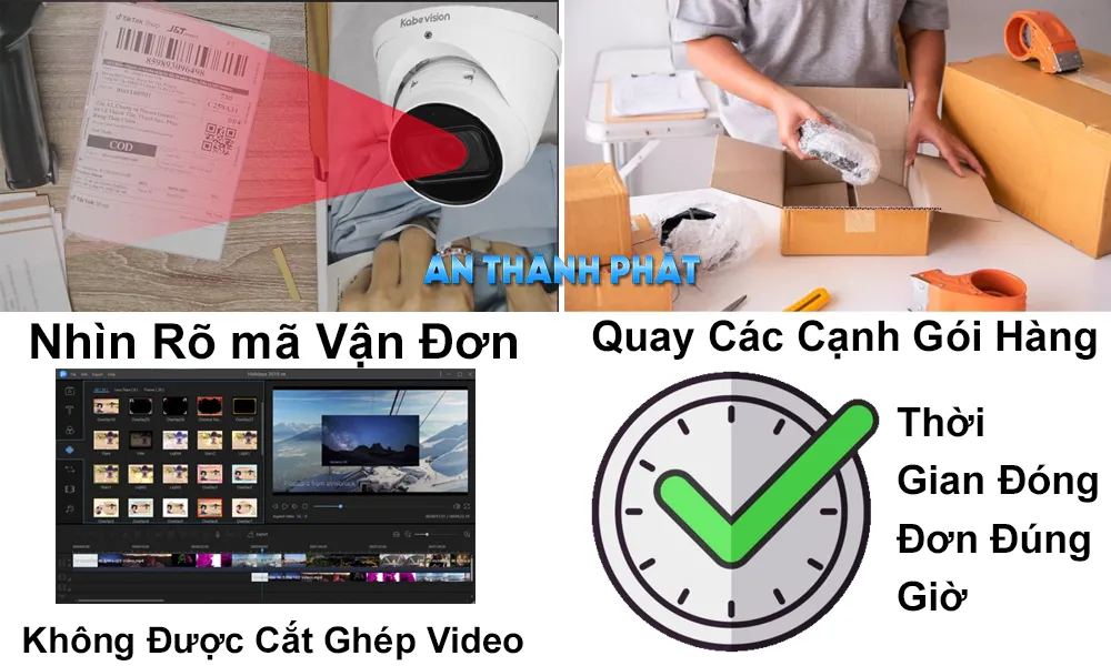 một video đóng đơn hợp lệ cần ghi lại những gì
