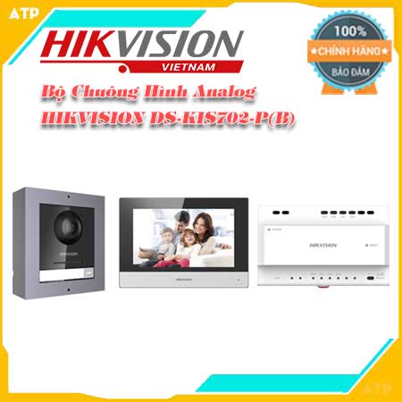Lắp camera wifi giá rẻ Bộ Chuông Cửa HIKVISION DS-KIS702-P(B)