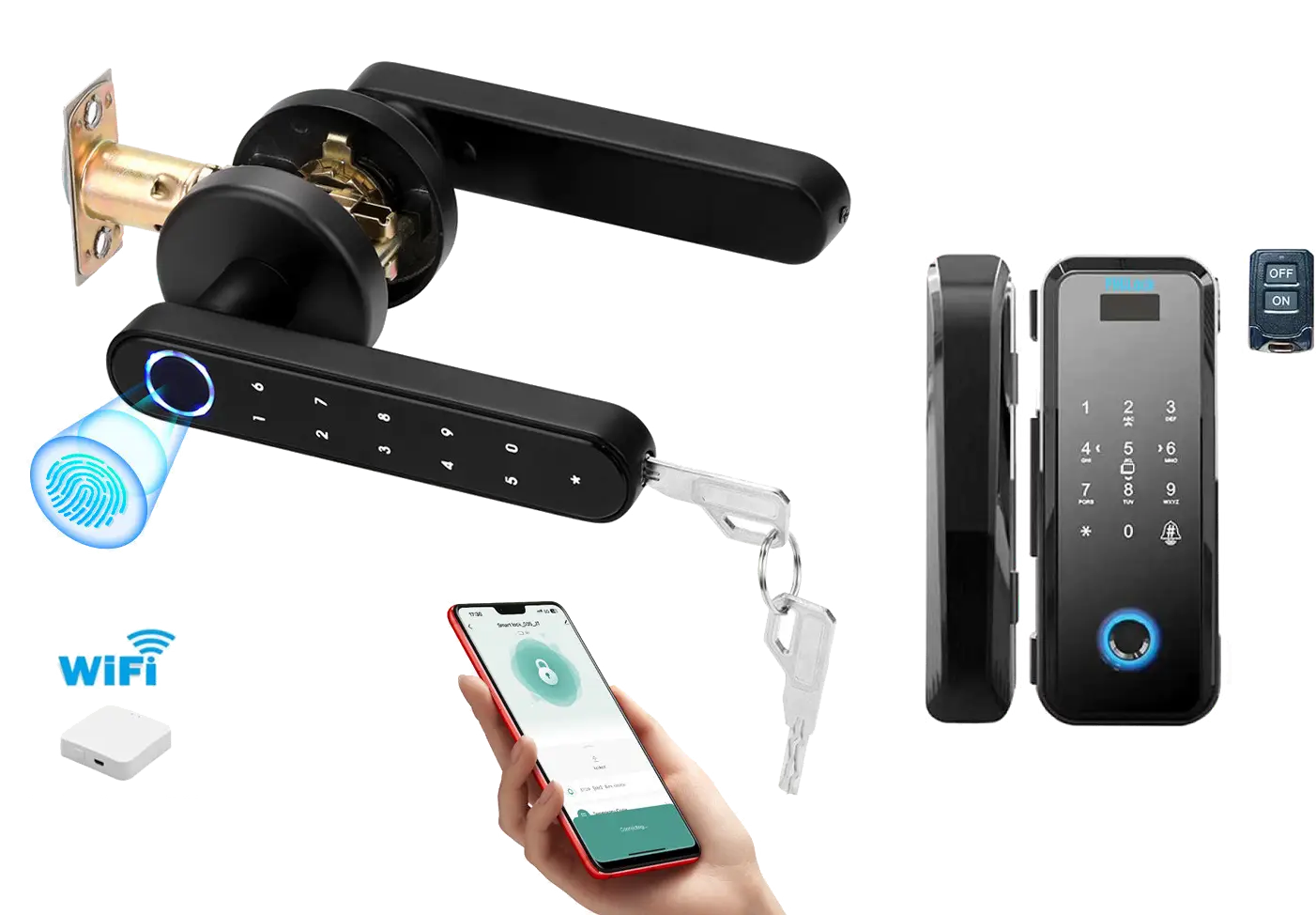 Khóa Cửa Có Kết Nối Bluetooth