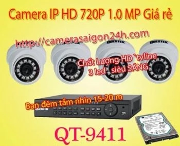 camera ip, camera ip giá rẻ, bộ camera quan sát IP,QTX-9004NVR,QTX-9411IP