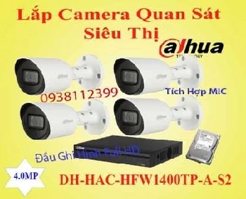 lắp camera cho siêu thị,Lắp Camera Quan Sát Siêu Thị DH-HAC-HFW1400TP-A-S2,Lắp Camera Quan Sát Siêu Thị DH-HAC-HFW1400TP-A-S2