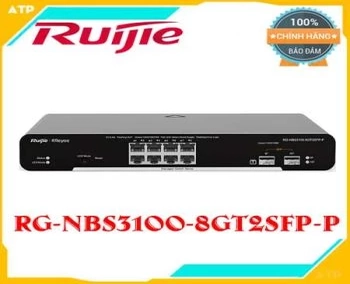 Switch Ruijie Reyee RG-NBS3100-8GT2SFP-P 8-Port,Switch POE 8 cổng RUIJIE REYEE RG-NBS3100-8GT2SFP-P,RG-NBS3100-8GT2SFP-P,SWITCH Ruijie RG-NBS3100-8GT2SFP-P,RG-NBS3100-8GT2SFP-P,Managed PoE Switch 8 cổng RUIJIE RG-NBS3100-8GT2SFP-P
