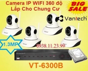 Lắp Camera IP WIFI Xoay 360 độ cho Chung Cư , Lắp Camera IP WIFI Xoay 360 độ , camera IP WIFI chung cư , camera ip wifi , VT-6300B , camera ip wifi VT-6300B