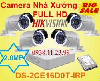 camera nhà xưởng, camera quan sát nhà xưởng,Camera Hikvision DS-2CE16DOT-IRP cho nhà xưởng , DS-2CE16DOT-IRP  , camera quan sát nhà xưởng full hd