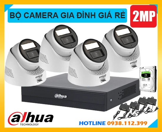 Bộ 4 Camera Gia Đình Giá Rẻ, trọn bộ camera gia đình, camera gia đình chính hãng, trọn bộ camera gia đình DH-HAC-HDW1200TQP-IL, camera DH-HAC-HDW1200TQP-IL giá rẻ, trọn bộ camera DH-HAC-HDW1200TQP-IL,