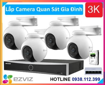 Lắp Camera Quan Sát Gia Đình Gía Rẻ 3K, lắp đặt camera gia đình giá rẻ, trọn bộ camera gia đình sắc nét 3k, Lắp camera quan sát cho gia đình, bộ camera quan sát gia đình sắc nét 3K,