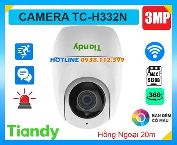 Camera TIANDY TC-H332N (3MP), camera quan sát TC-H332N, lắp đặt camera TC-H332N, lắp camera TC-H332N giá rẻ, camera giám sát TC-H332N, camera quay xoay TC-H332N, camera trong nhà TC-H332N, camera chính hãng TIANDY TC-H332N, TIANDY TC-H332N, camera TIANDY TC-H332N giá rẻ,
